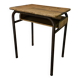 Bureau d'écolier 1950 une place taille adulte avec casier