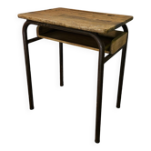 Bureau d'écolier 1950 une place taille adulte avec casier