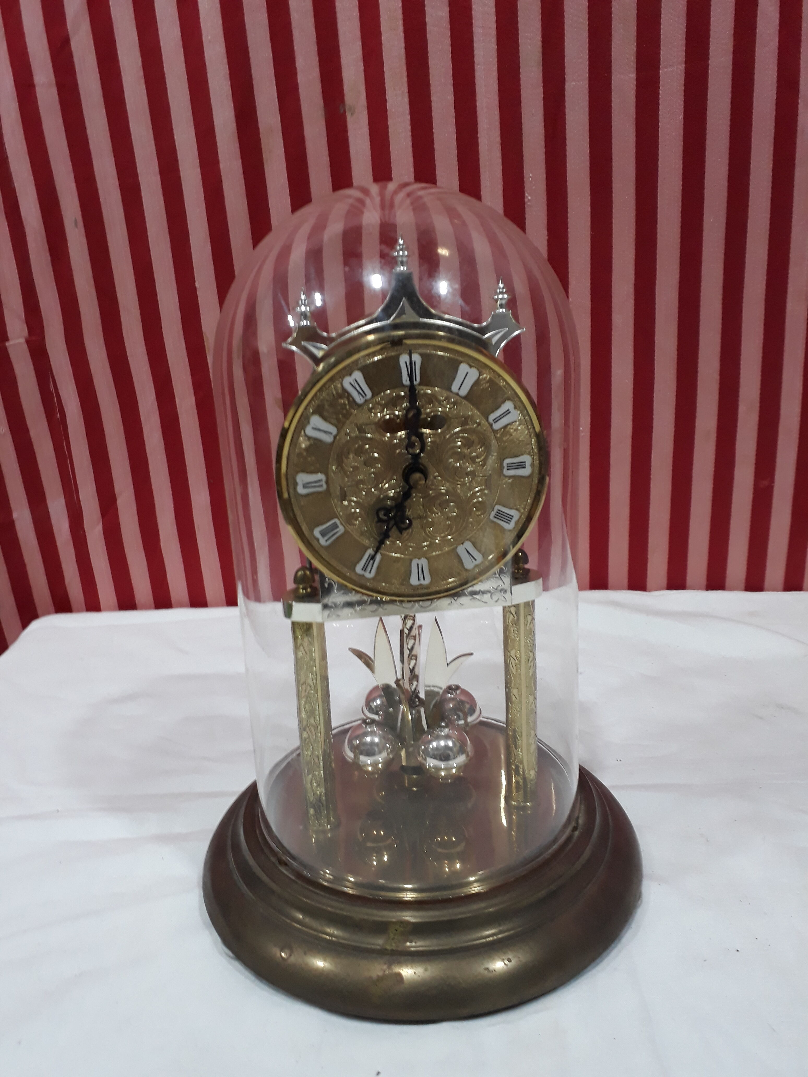 Hermle quartz pendulum - pendulum - bell ringing under bell made in germany