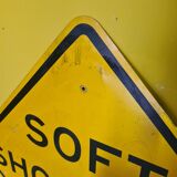 Used american vintage road sign from Los Angeles, 1980s