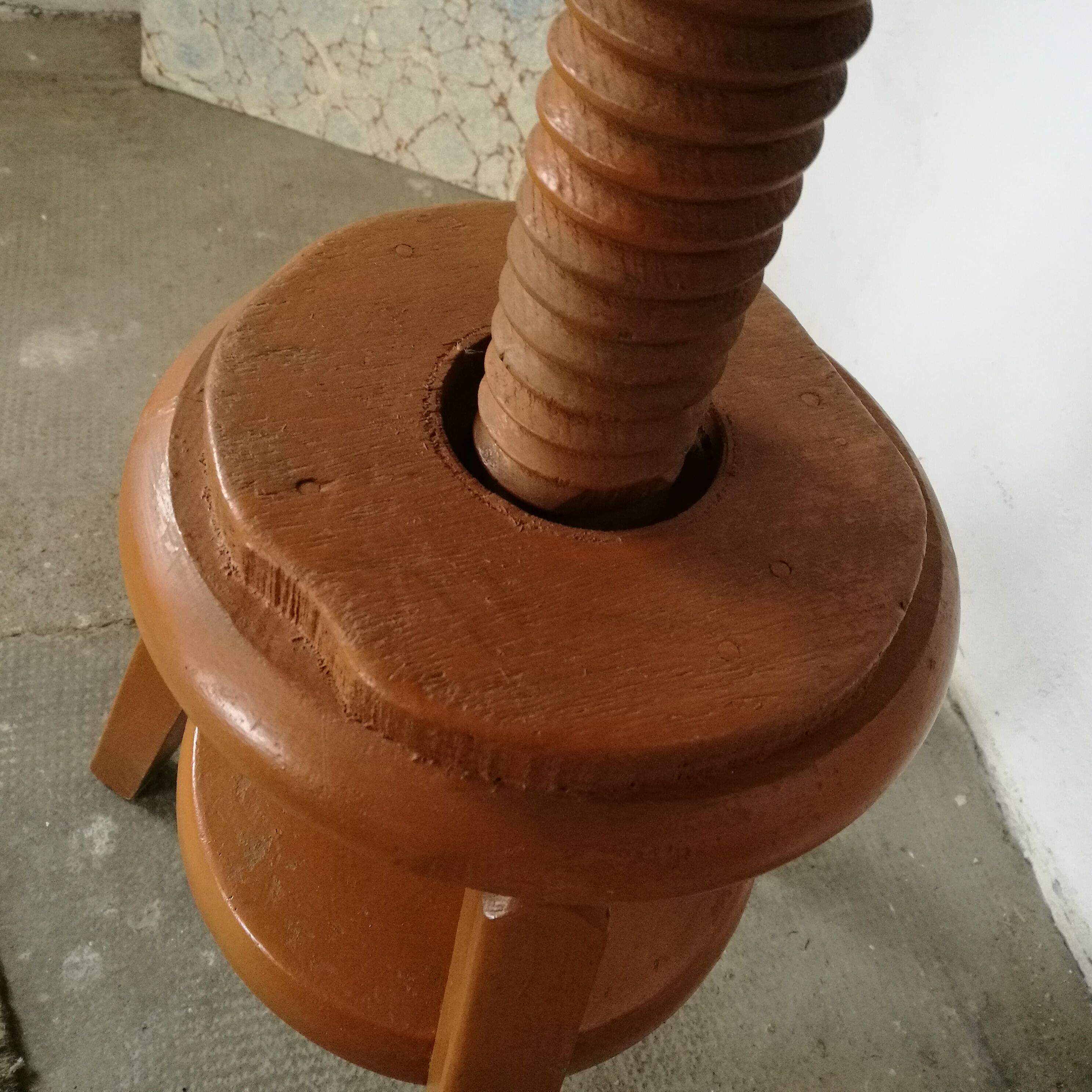 Wooden workshop chair