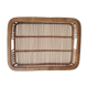 Plateau rectangulaire rotin