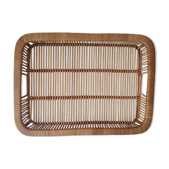 Rectangular rattan top
