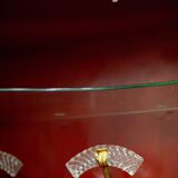 Bamboo wardrobe with illustrations, Italy, 1950