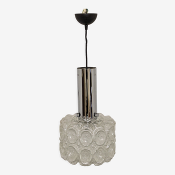 Bubble glass pendant lamp from the 60s/70s by limburg