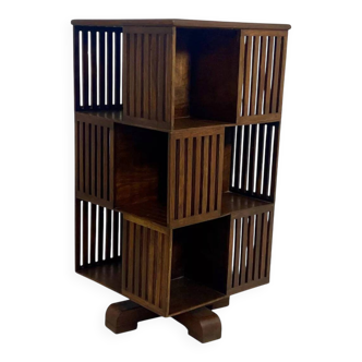 Bibliothèque tournante vintage, mid XXe