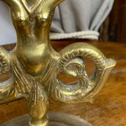Chandelier, forme sirène, en bronze 