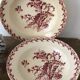 Pair of Gien porcelain plates