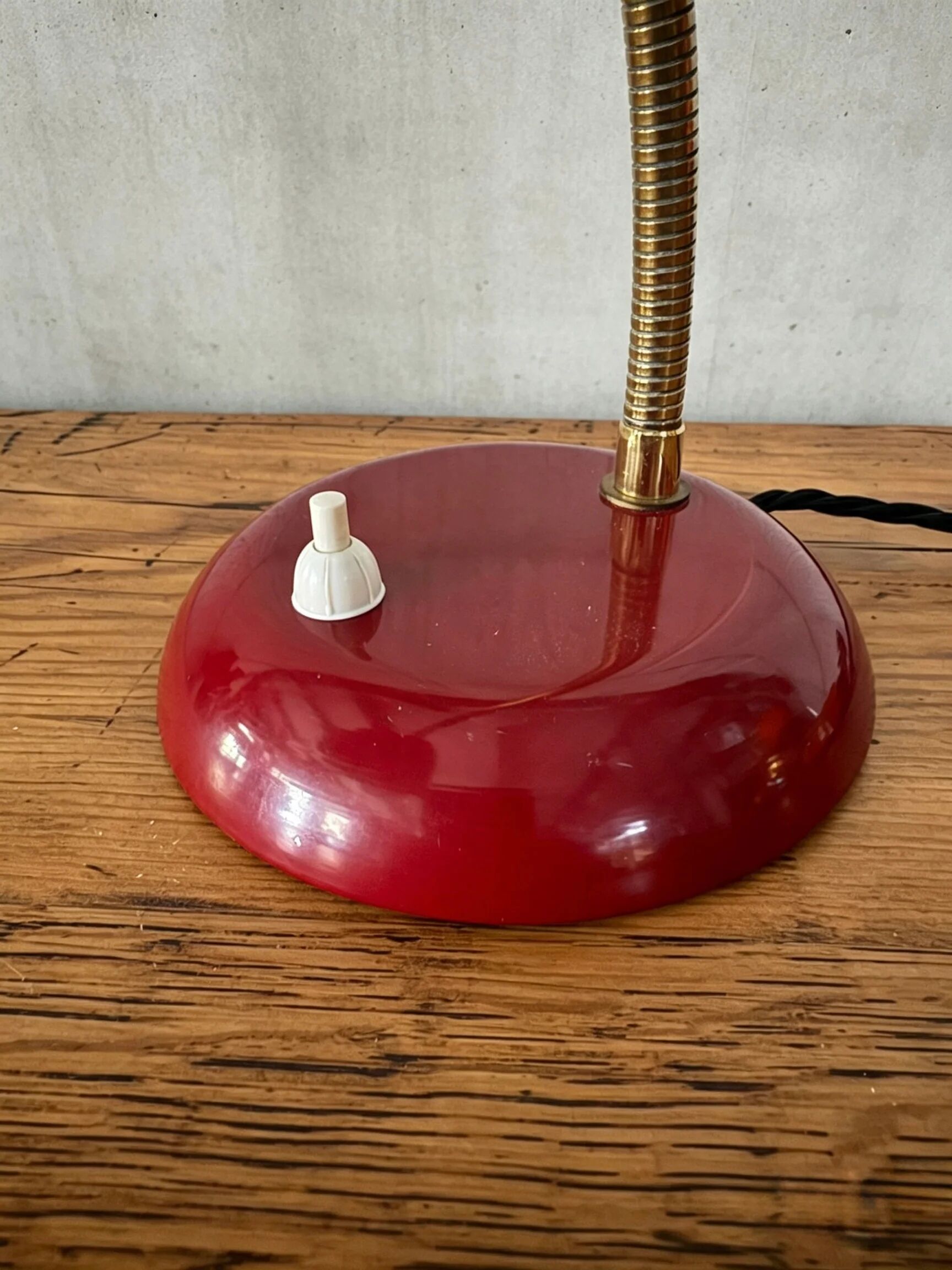 1960s Dutch gooseneck table lamp
