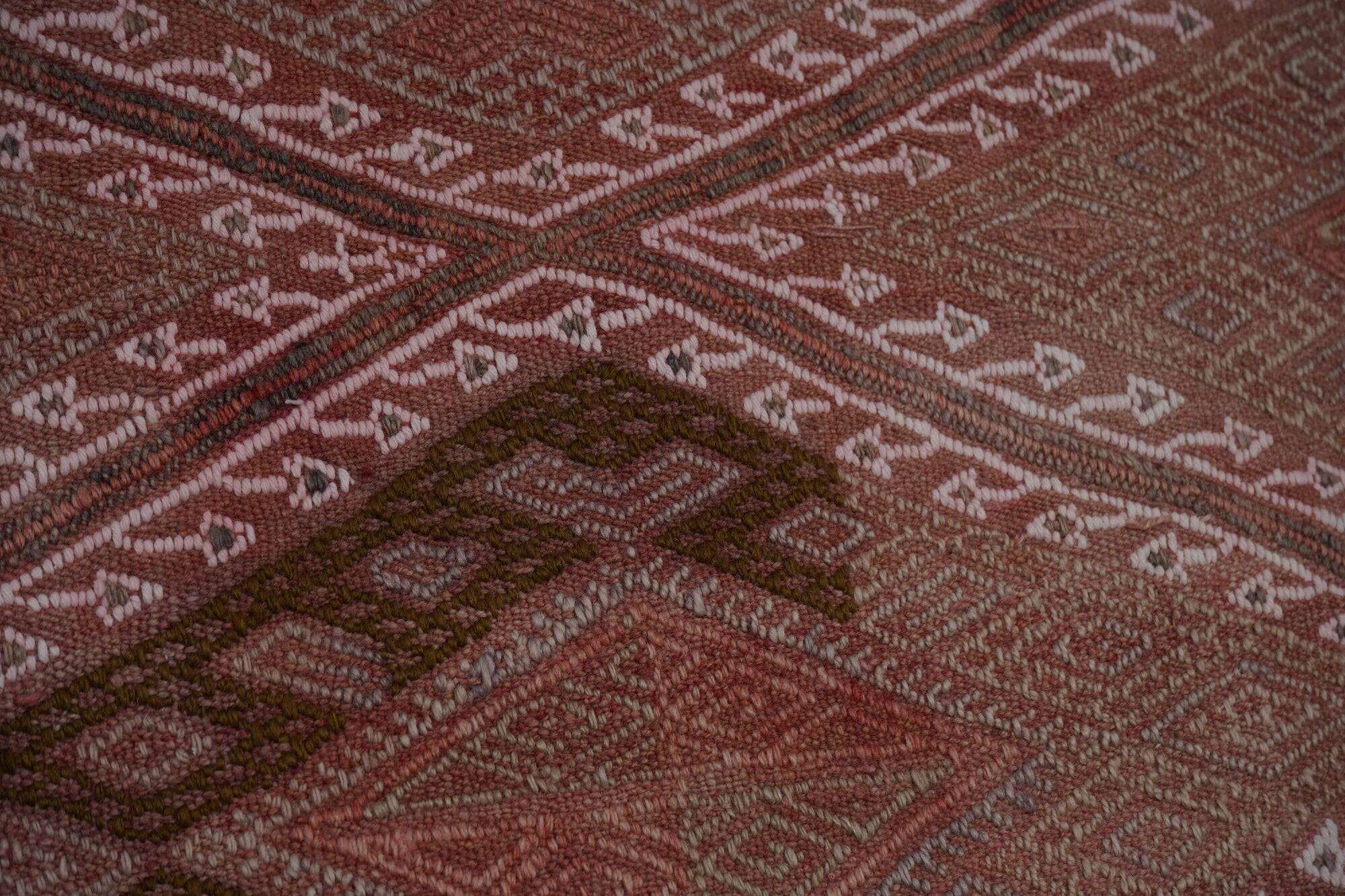 Vintage Turkish kilim handwoven 174x230 cm