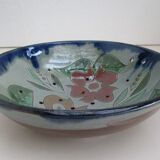 Salad bowl, Catalan ceramic drainer, decorated