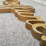 Zinc lettering "hairstyle" 1950