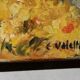 Peinture " le marché aux fleurs" de béziers