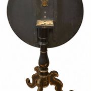 Tilting gueridon Napoleon III; Venetian scene in moonlight; D50cm