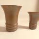 Pair of sandstone vases 60s