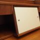 Bureau secrétaire en teck danois avec hutch, années 1970