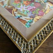 Tableau HSP "étude de fleurs - roses" Projet d'architecture Art Nouveau + c