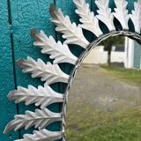 Miroir soleil Sunbunst vintage métal 1960