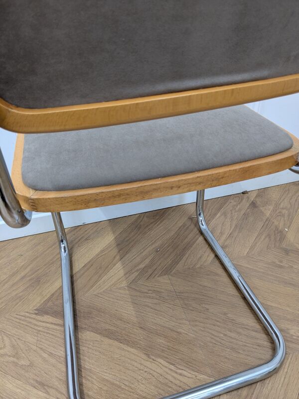 1 Chaise B32 en tissus tissu