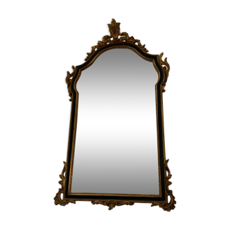 Vintage mirror in wood