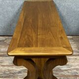 large Charles X style console table in walnut