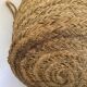 XXL woven straw basket