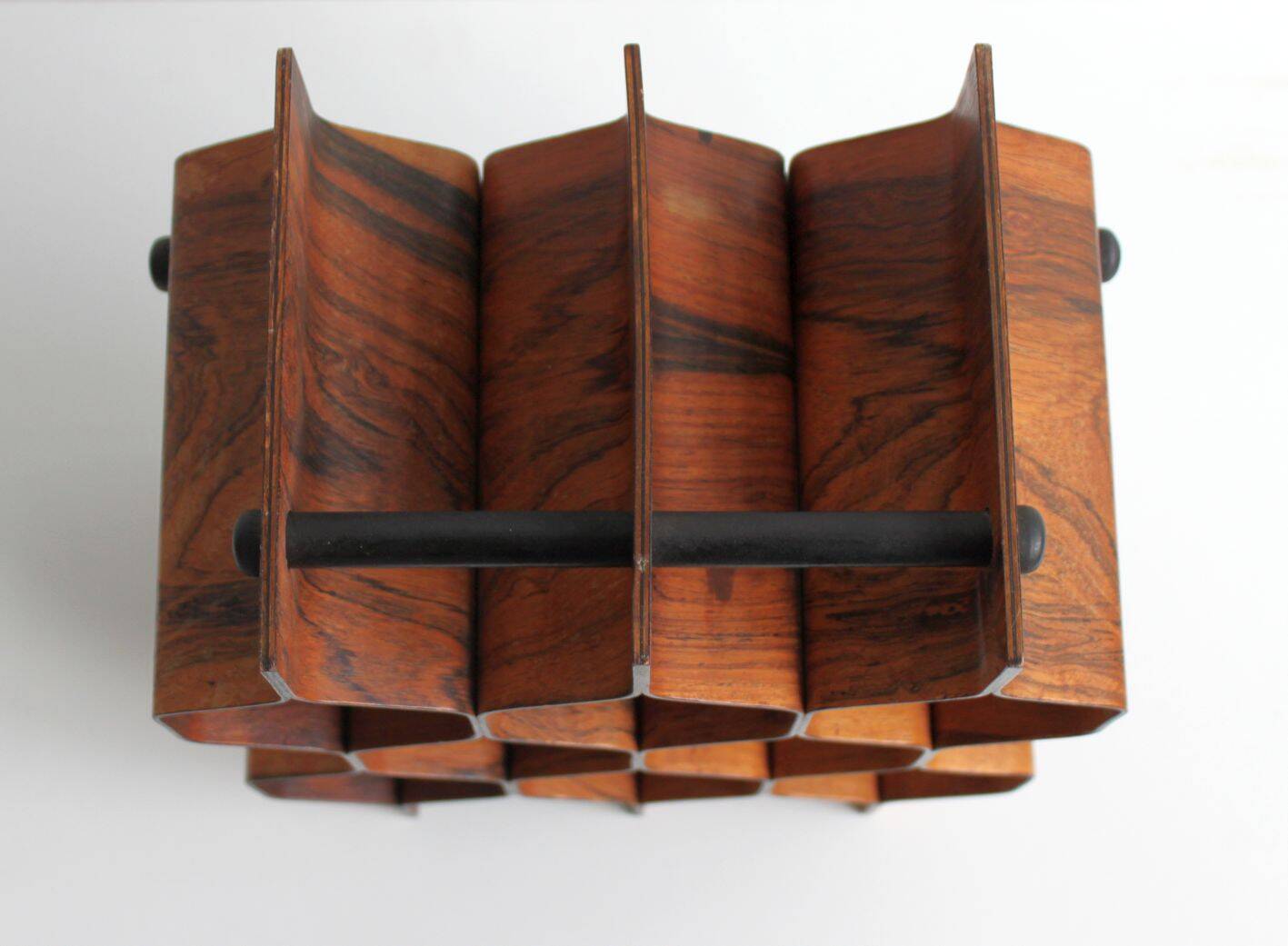 Porte-bouteille en palissandre par Torsten Johansson pour Formtra, 60's.