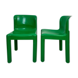 Pair of chairs Model 4875 by Carlo Bartoli for Kartell