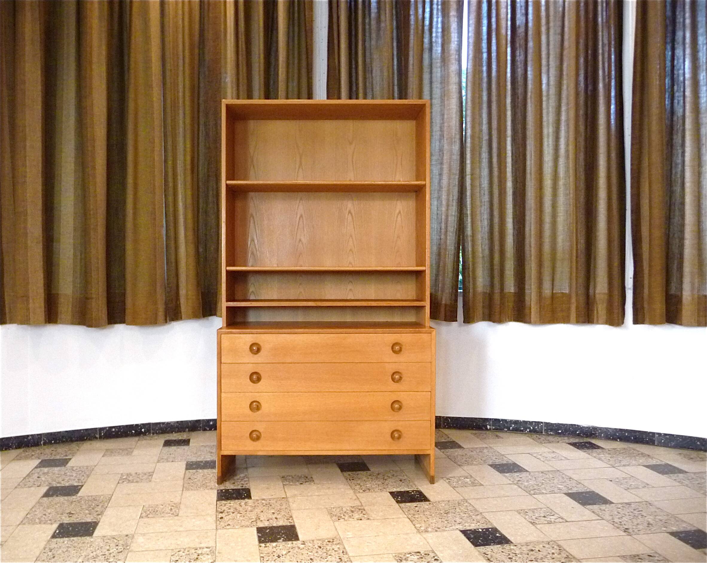 Danish Model 'RY-100'  Modular Cabinet by Hans J. Wegner for RY Møbler, 1950s