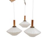 Glass hanging lamp, 1960s