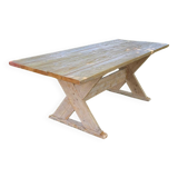 Table d’atelier en pin