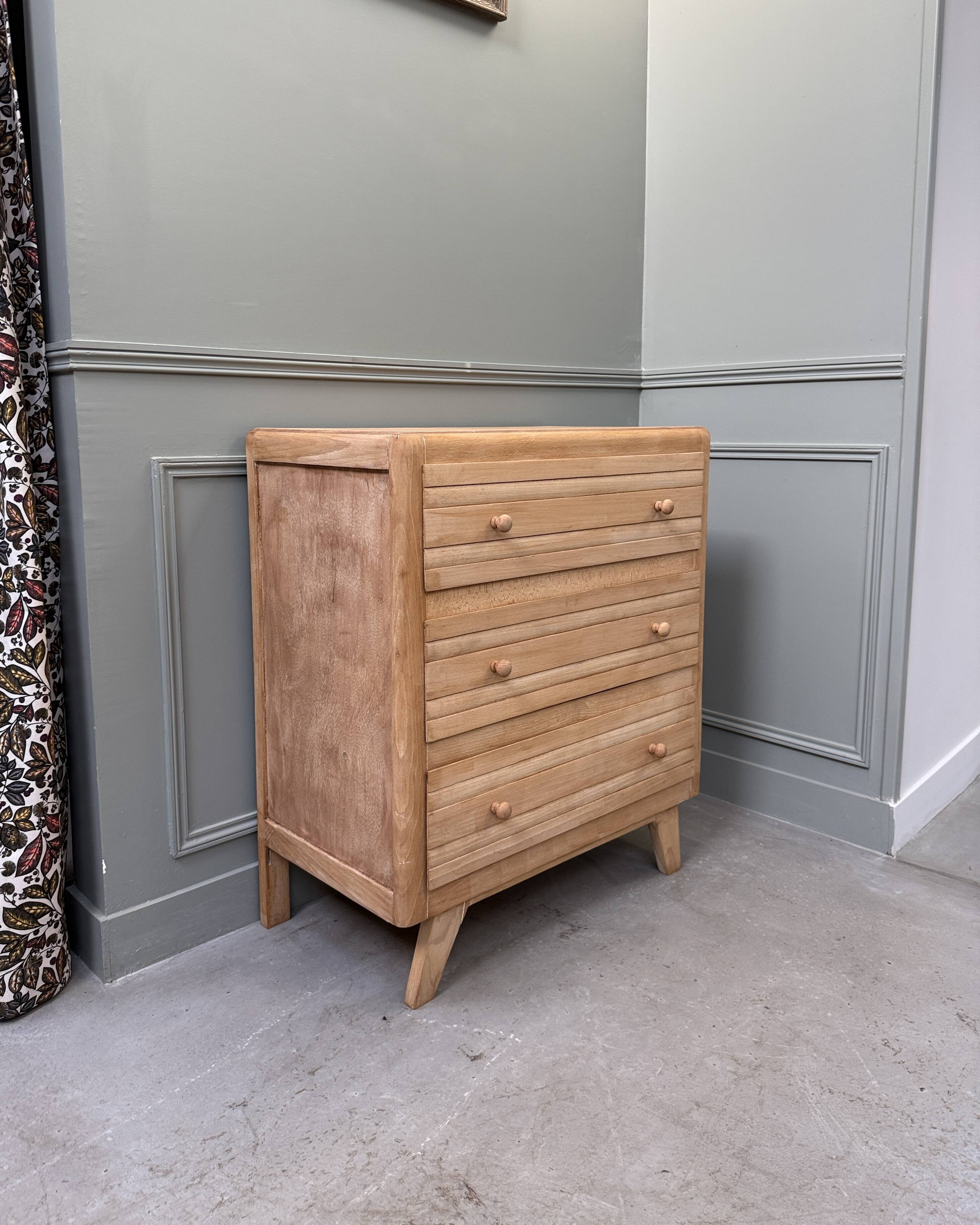 Vintage beech commode (renovated)