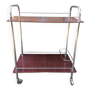 Desserte acier et formica