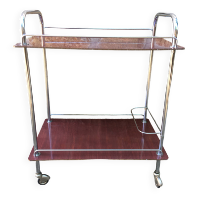 Desserte acier et formica