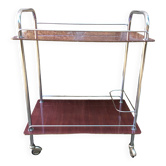 Desserte acier et formica