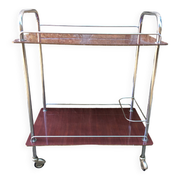 Steel and formica dessert table