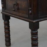 Armoire anglaise antique en chêne du XIXe siècle