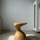 Solid wood sofa end