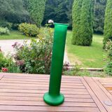 Green glass vase