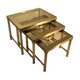 Brass and glass nesting tables