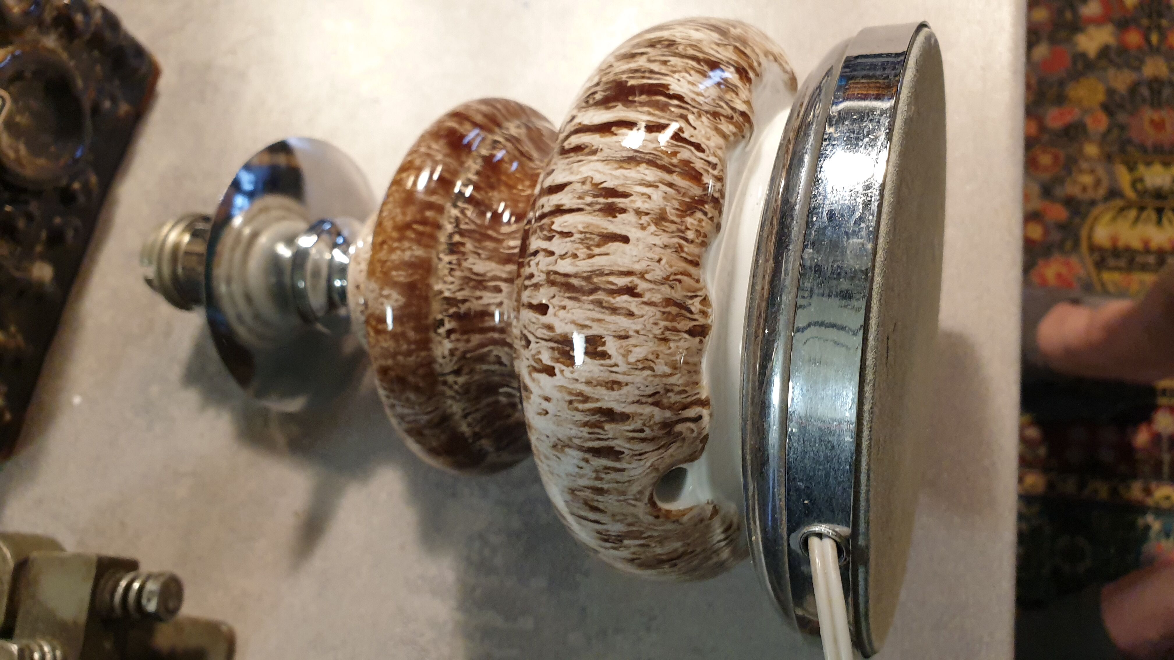 Seventies ceramic lamp