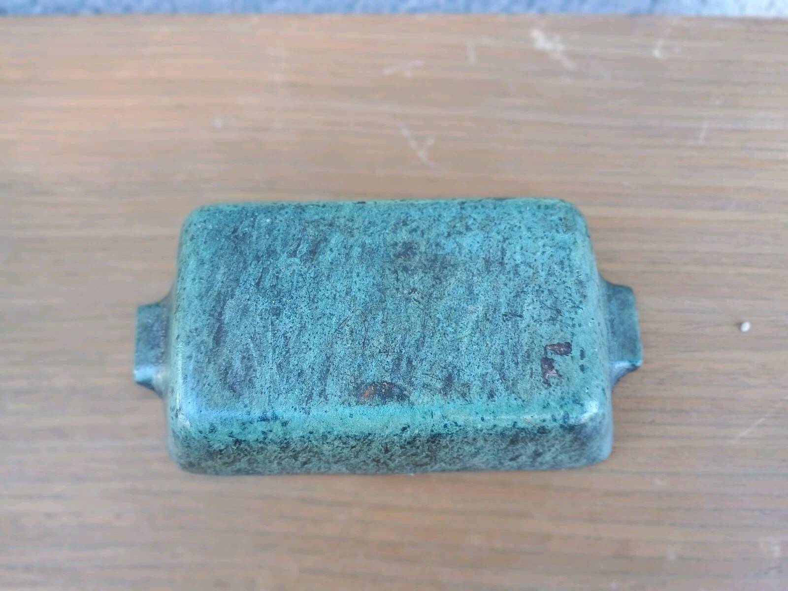 Vintage Judaica box BAYAGI Israel in brass enamel mosaic fish decor