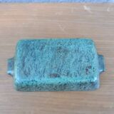 Boîte vintage judaïque Bayagi Israël en laiton émaillé et mosaïque décor poisson