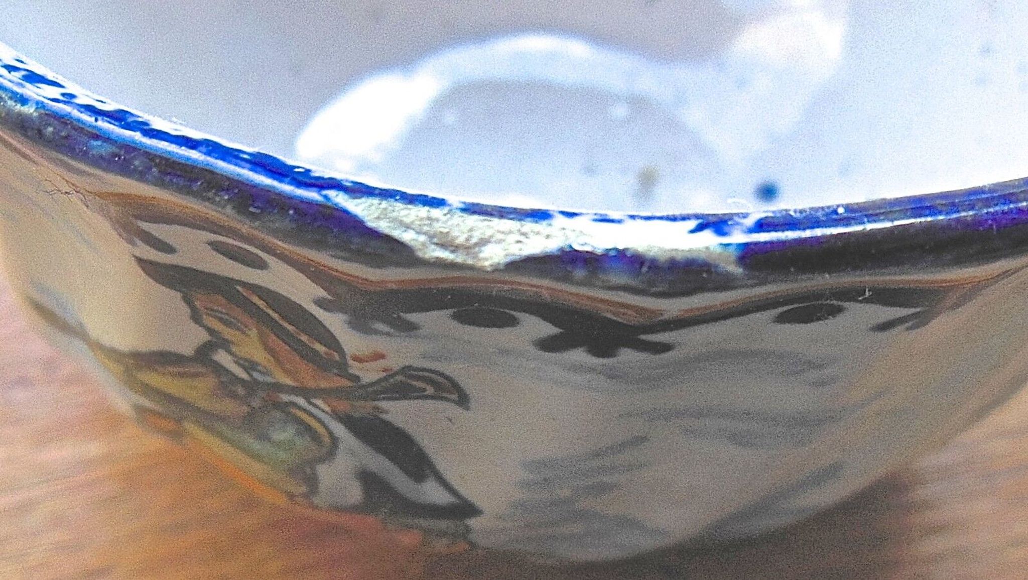 Cup & under old cup - godronnée - henriot - quimper