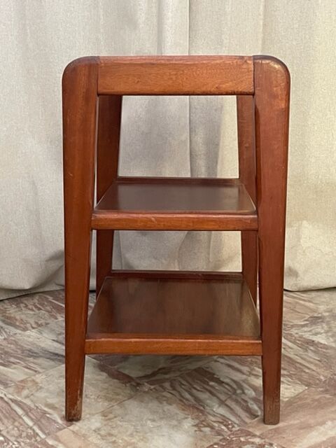 Teak sofa end table 1950 France