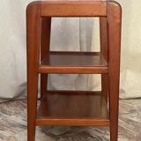 Teak sofa end table 1950 France