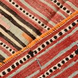 4x6 Red Pink Persian Kilim Rug, 131x196Cm