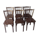 Lot de six chaises bistrot