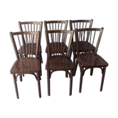 Lot de six chaises bistrot