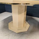 Table laquée blanc Eric Maville